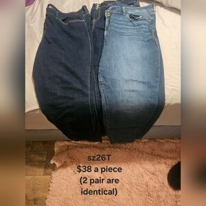 Dark and Light Blue Denim Jeans